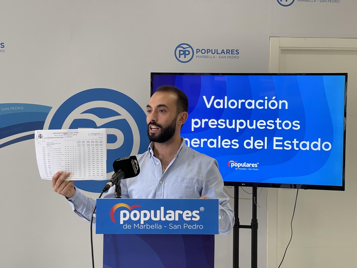 El PP Marbella – San Pedro exige al Gobierno central que asuma “compromisos reales” con Marbella y modifique unos presupuestos generales “que son los peores de la historia” para la ciudad