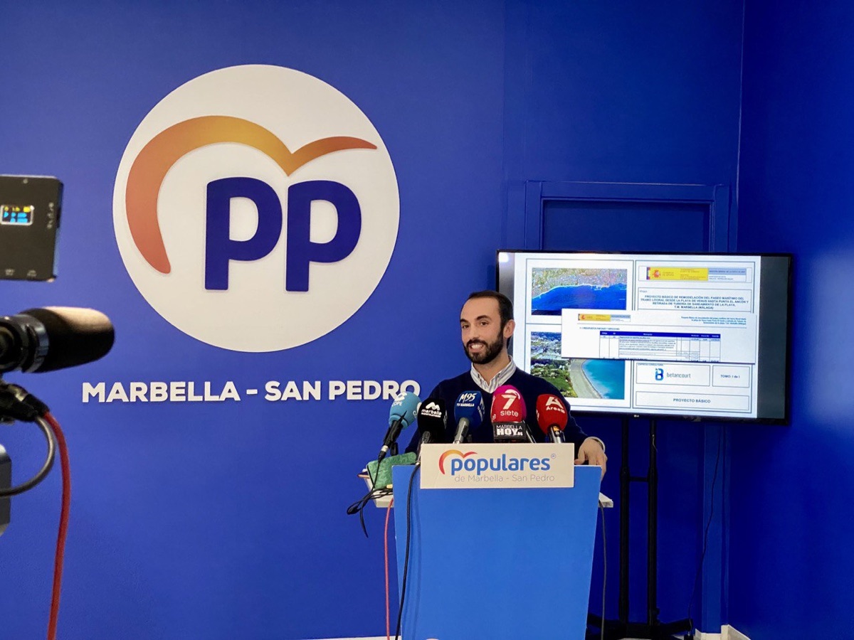 El PP Marbella – San Pedro exige el cese del subdelegado del Gobierno en Málaga por su “deslealtad institucional” y su intento de “engañar” a los vecinos de la ciudad con la demolición del Paseo Marítimo